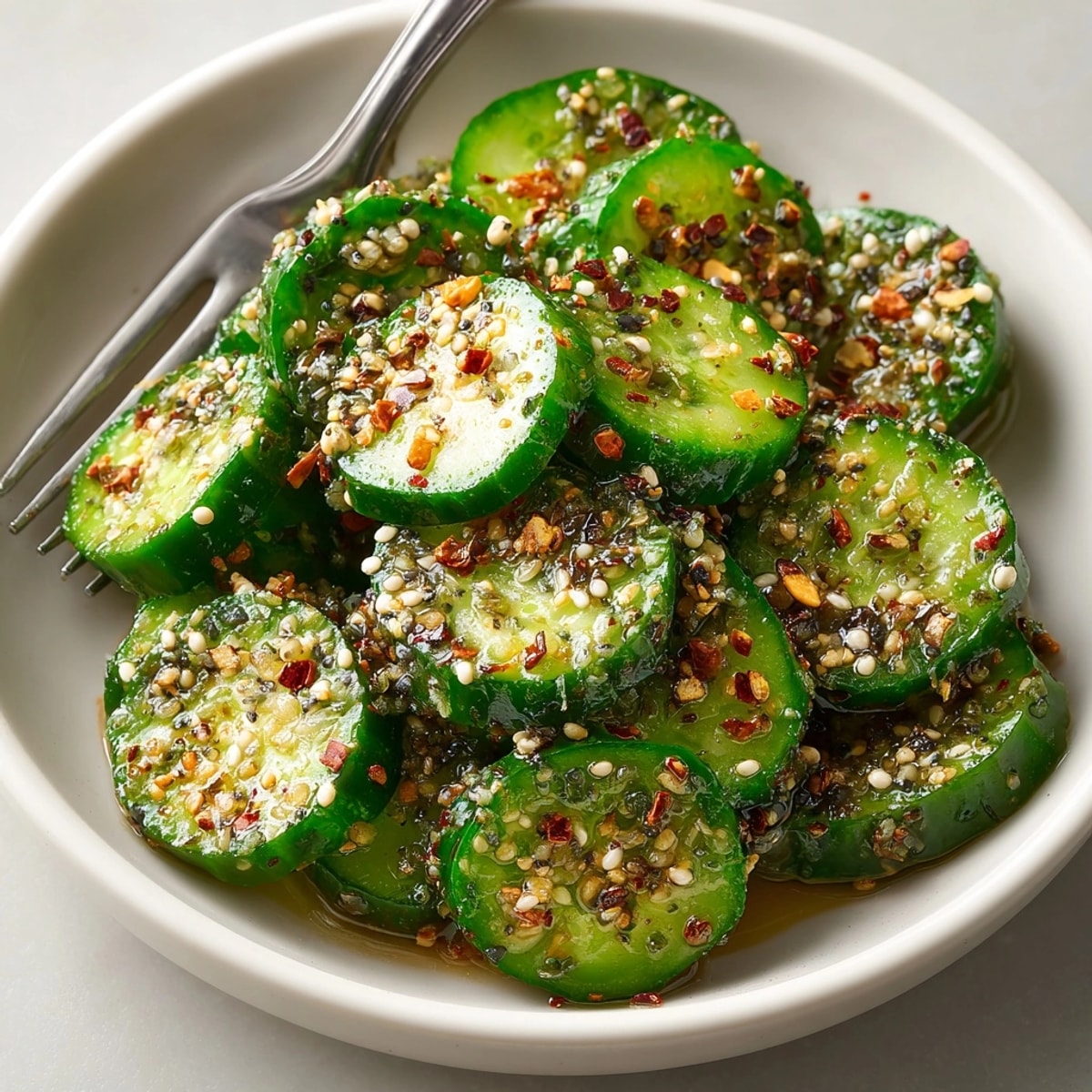 Crisp everything bagel cucumber chips: crunchy, savory snack perfect for dipping, sliced and ready!