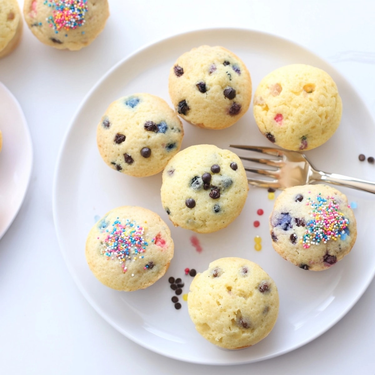 Close-up of soft, fluffy Instant Pancake Muffins cooling, a simple, sweet treat option.