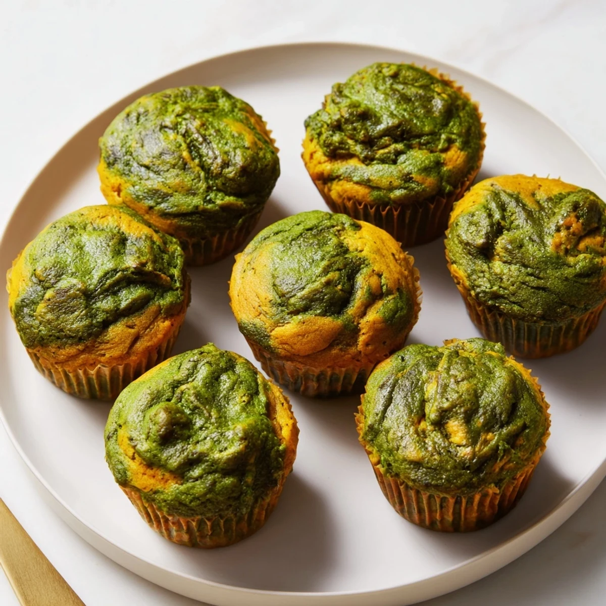 Vibrant, bite-sized pumpkin treats infused with earthy matcha and buttery richness.  