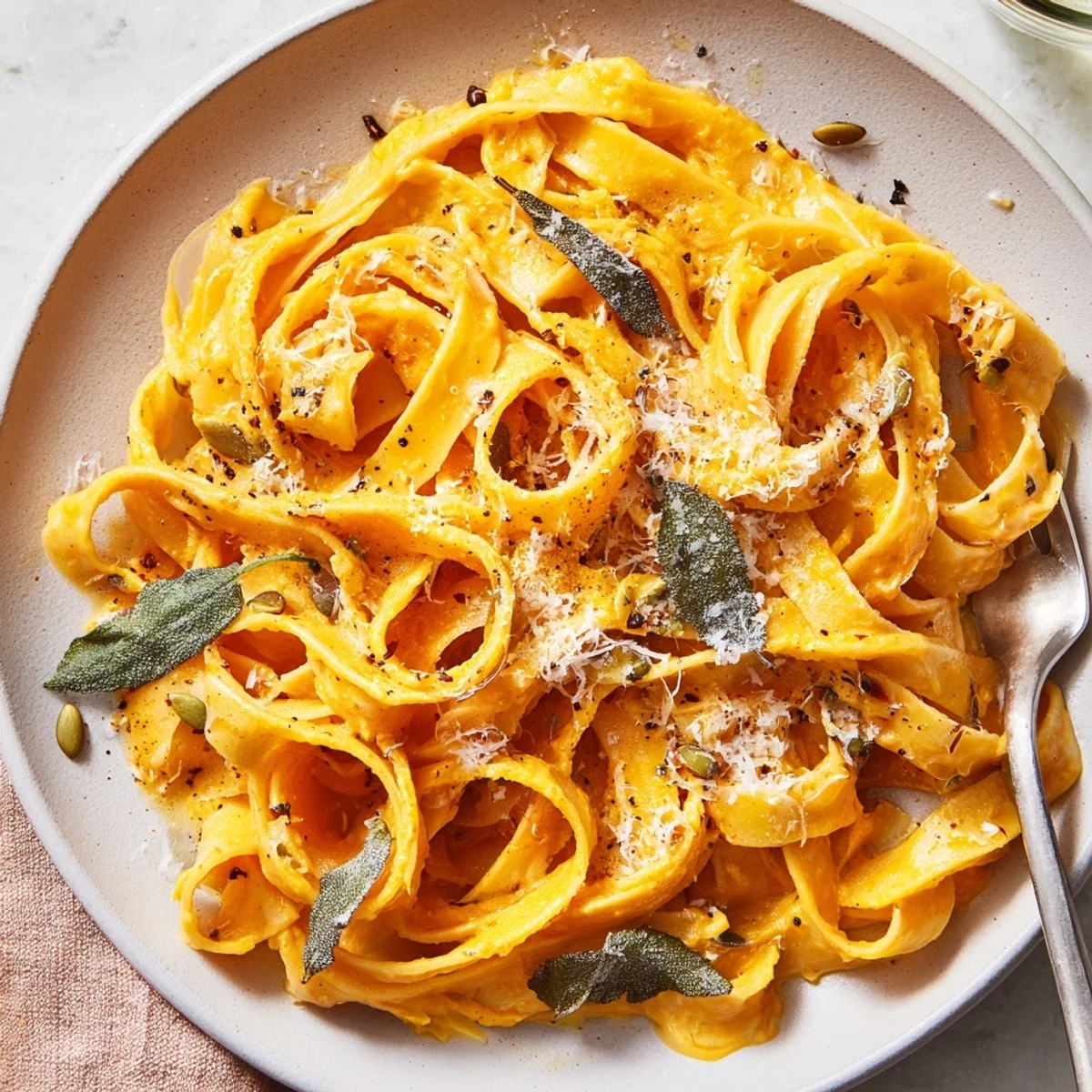 Festive Pumpkin Pasta Sage Brown #43