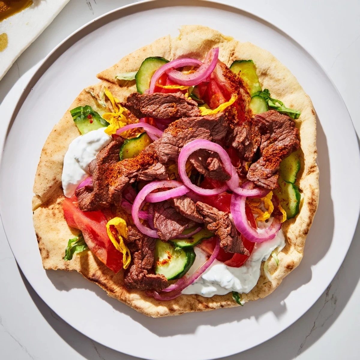 Beef Shawarma Wraps Creamy