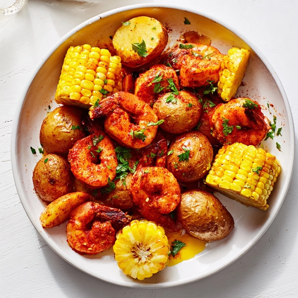 Cajun Shrimp Sweet Corn