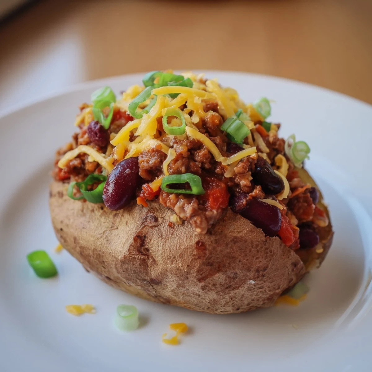 Chili-Style Baked Potatoes