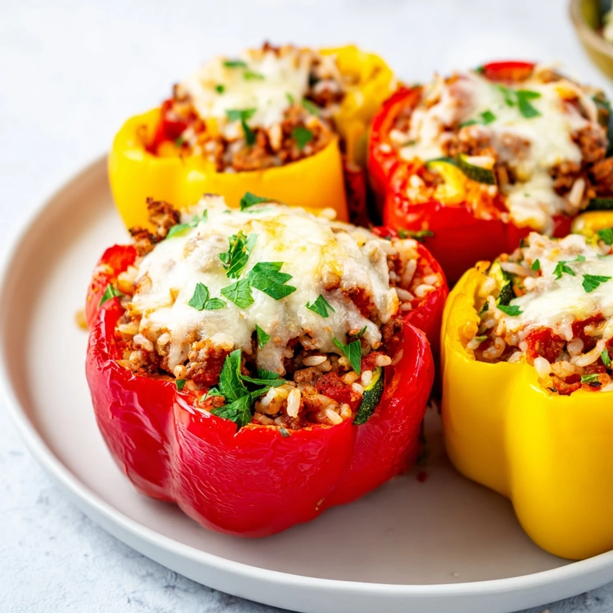Stuffed Peppers Ground Turkey