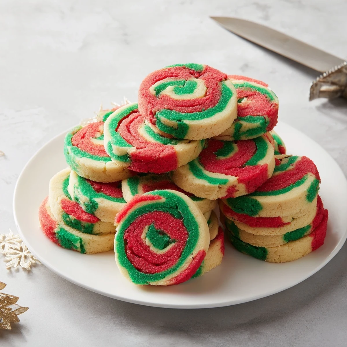 Holiday Pinwheel Sugar Swirls