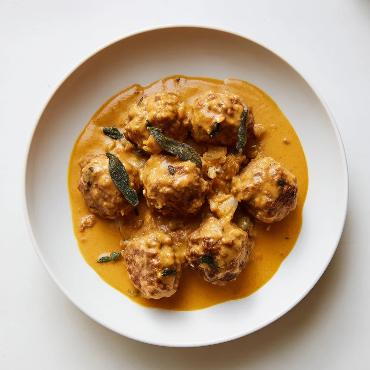 Turkey Meatballs Pumpkin Sage