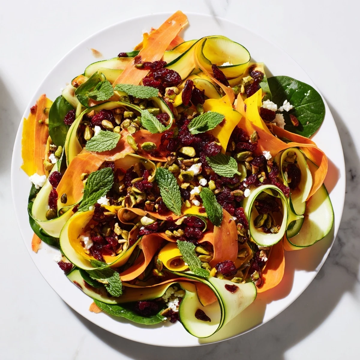 Pistachio Cranberry Layered Salad