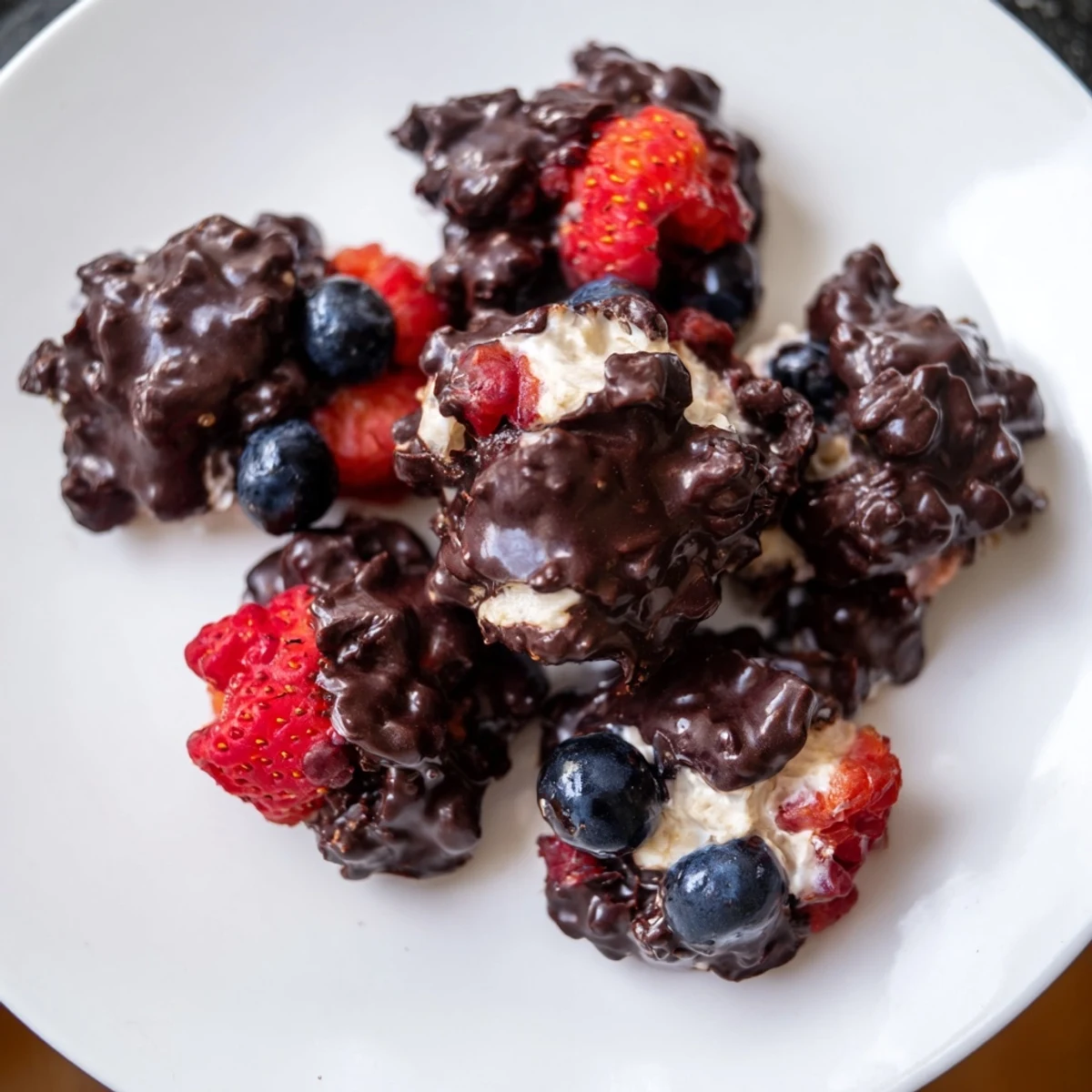 Chocolate Yogurt Clusters