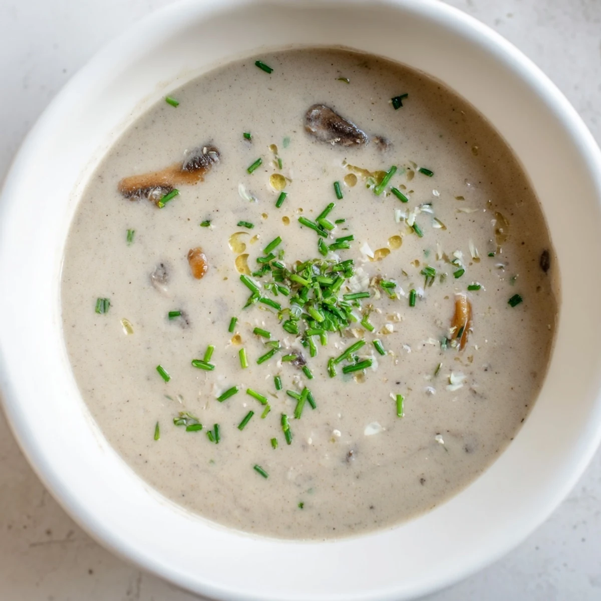 Creamy Mushroom Bisque