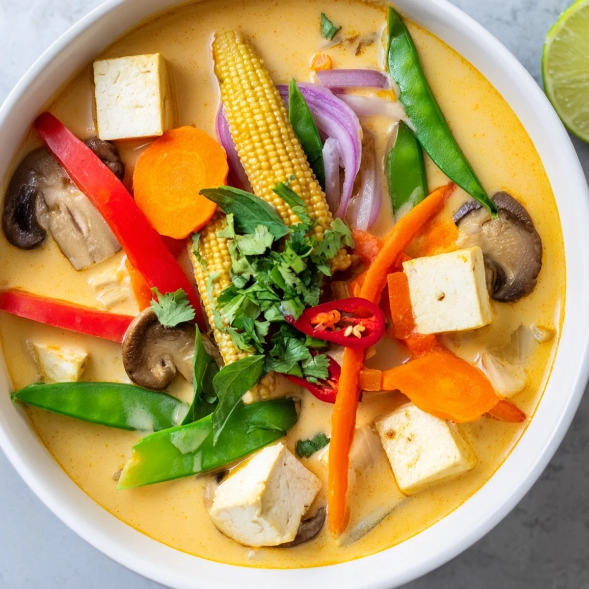 Thai green curry coconut