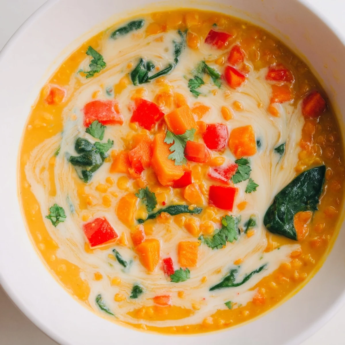 Lentil Red Curry Soup