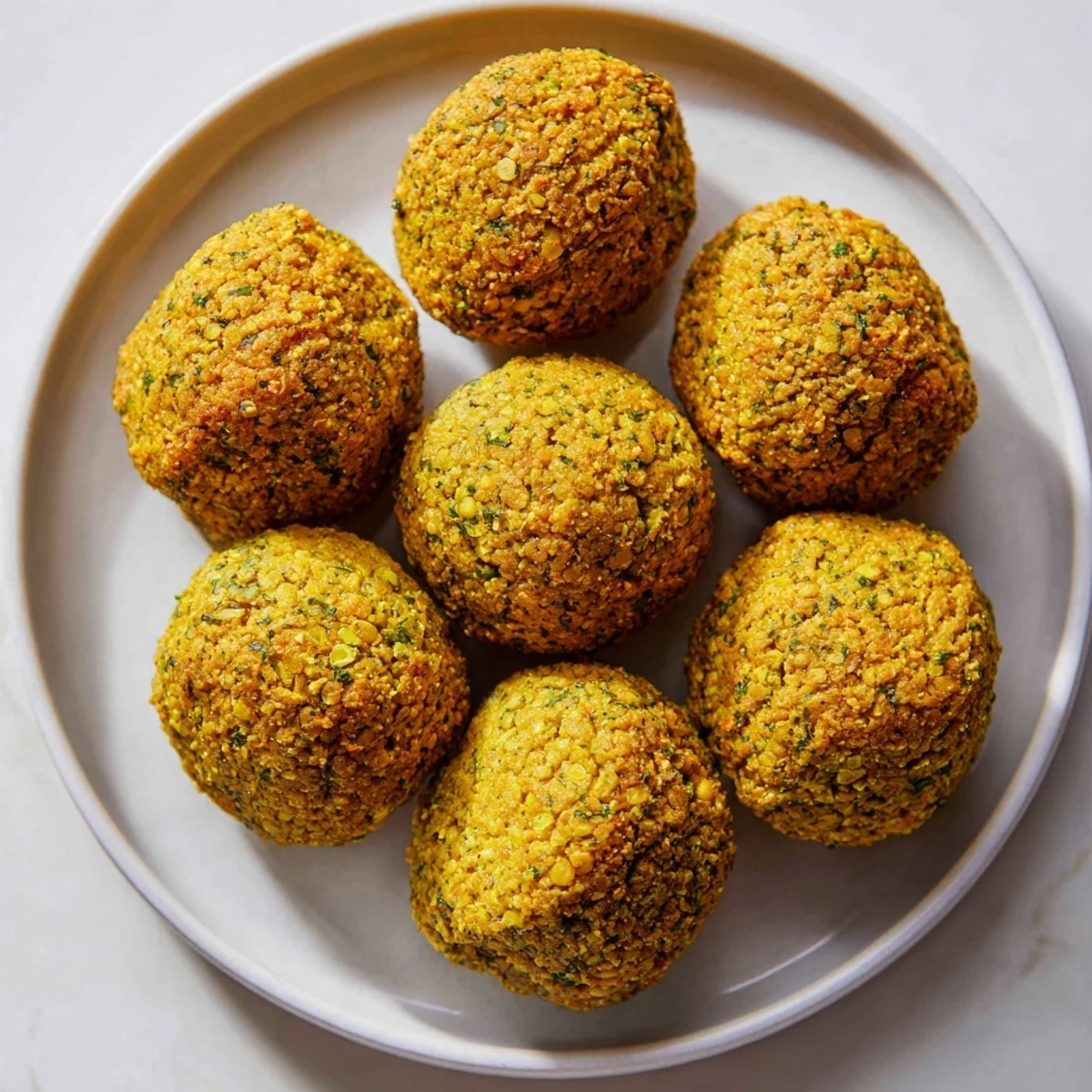 Imagine the aroma: hot, freshly fried Levantine falafel balls, tempting with herbs and spices inside.