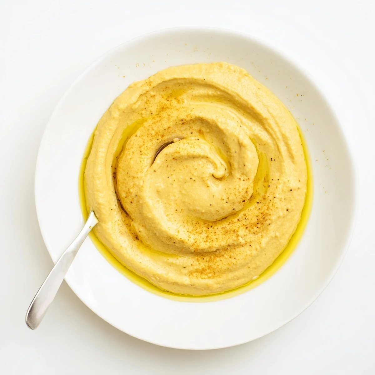 Close-up shot of vibrant Chickpea Curry Paste beside crisp vegetable sticks and warm naan for serving.  