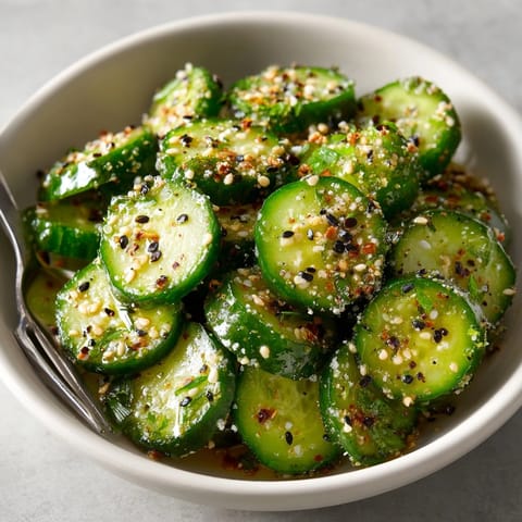 Homemade everything bagel cucumber chips recipe—a healthy, flavorful appetizer, wonderfully simple to make.