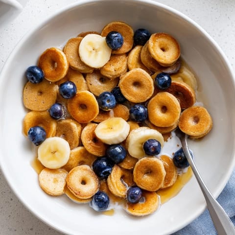 Mini Pancake Cereal Breakfast