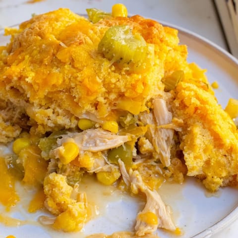 Southern Cornbread Chicken Casserole