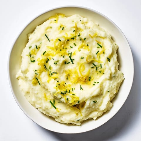 Cauliflower Mash Garlic Lemon