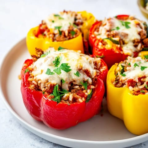 Stuffed Peppers Ground Turkey