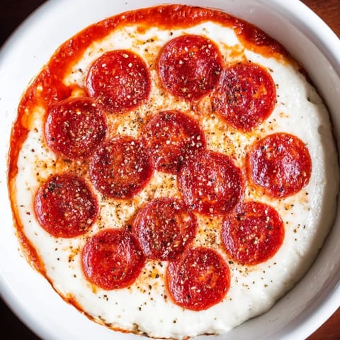 Creamy Pepperoni Pizza Dip