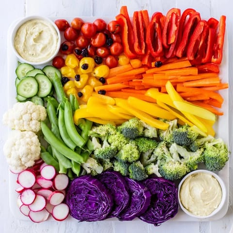 Colorful Vegetable Rainbow Board