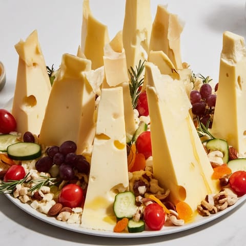 Sculptural Cheese Landscape