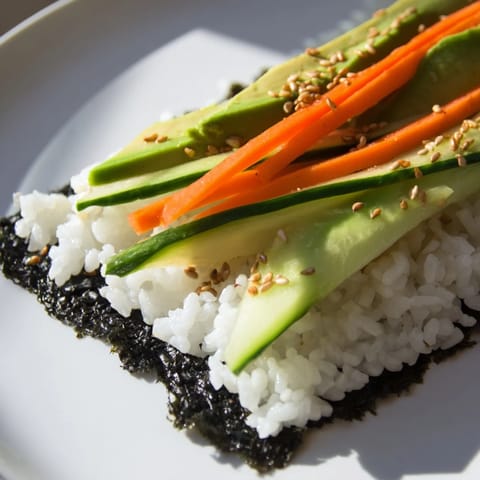 Avocado Cucumber Veggie Rolls