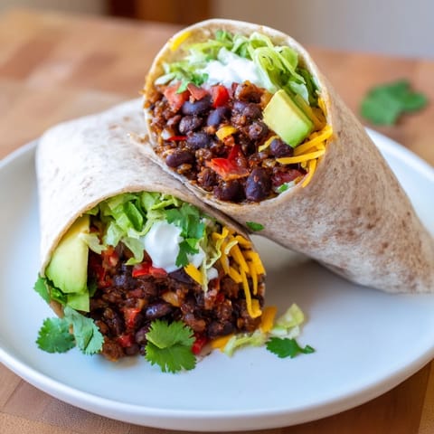 Smoky Black Bean Burrito