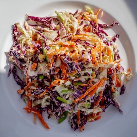 Quick Coleslaw Salad Creamy