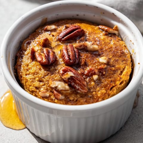 Pumpkin Spice Baked Oats