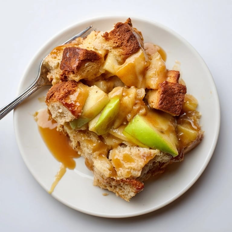 Imagine biting into the moist caramel-drizzled Caramel Apple Breakfast Bake, a delectable brunch treat.