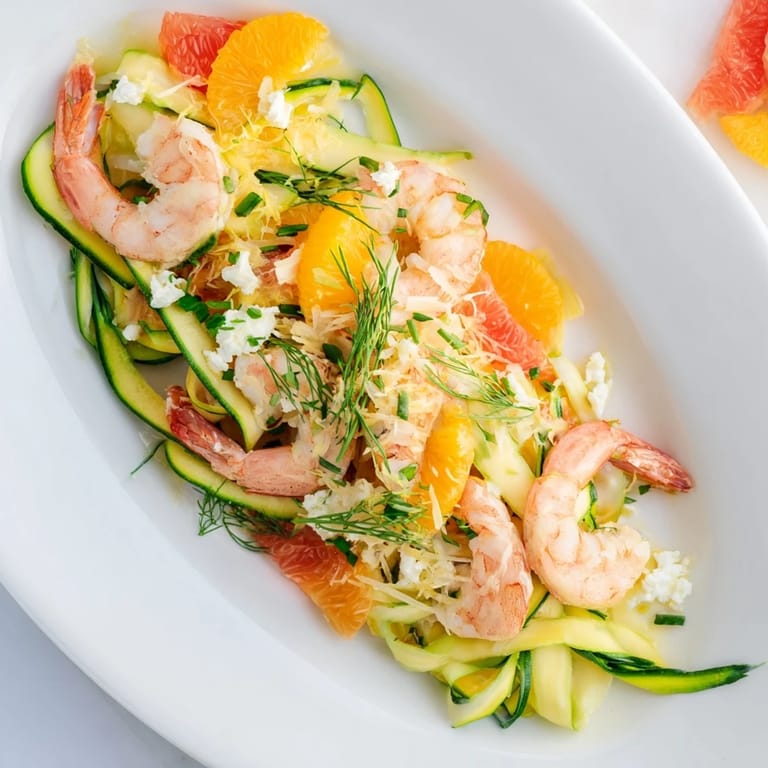 Imagine the colorful The Coral Reef; shrimp, oranges, and Gruyère blend for delicious, baked goodness.