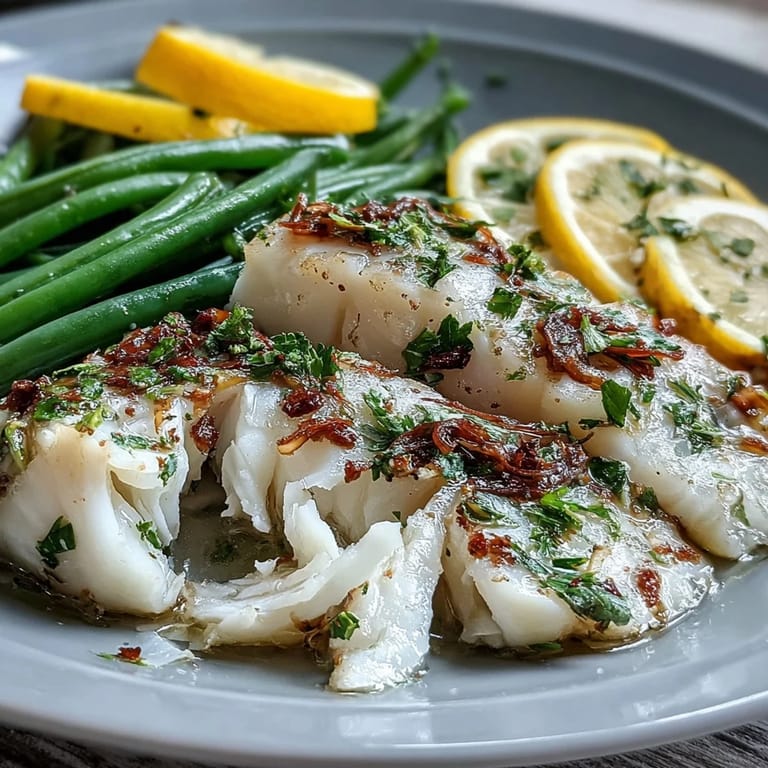 Light and flavorful tilapia with tender green beans, steamed in foil with fresh herbs.