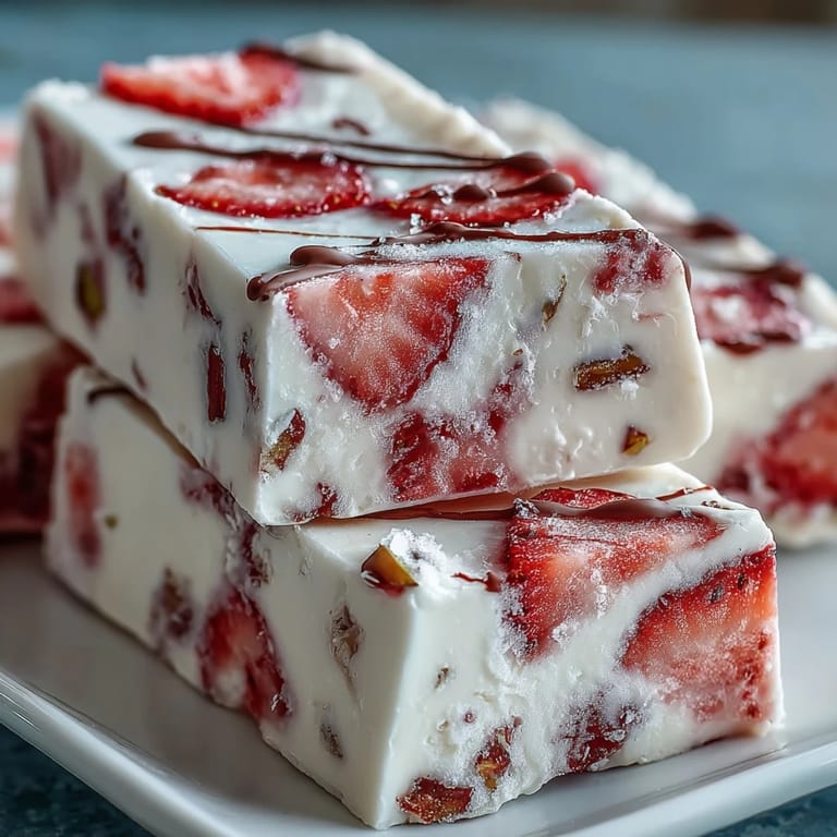 Refreshing Valentine Strawberry Yogurt Bark with Pistachios, perfect for sharing—creamy yogurt, juicy berries, and a nutty crunch.