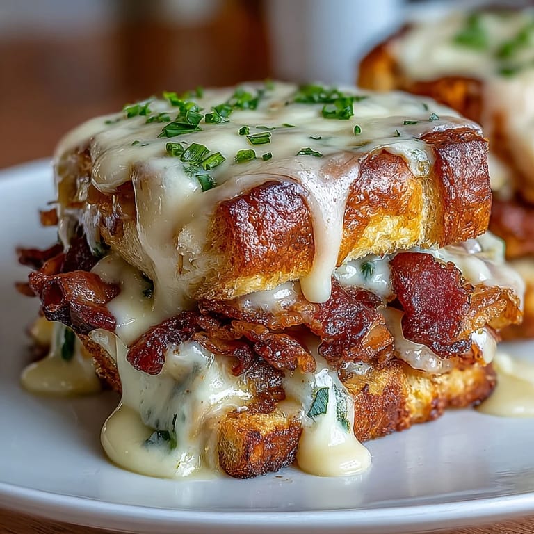 Mini Hot Brown sandwiches packed with sliced turkey, crisp bacon, fresh tomatoes, and rich cheese sauce, perfect for Derby Day gatherings.